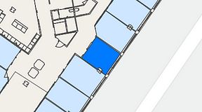 
							Planritning för FASTOFFICE Raisiogatan 1, 1 privata rum, 14 m²