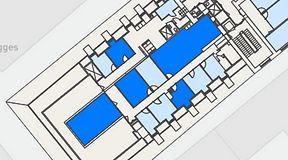 
							Planritning för Spaces Gamla Stan, 5 privata rum, 135 m²