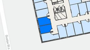 
							Planritning för Regus Gustav III:s Boulevard 34, 2 privata rum, 20 m²