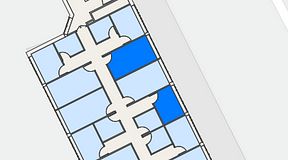 
							Planritning för Regus Rotsunda, 2 privata rum, 24 m²