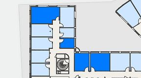 
							Planritning för Convendum Stampgatan 14, 4 privata rum, 69 m²