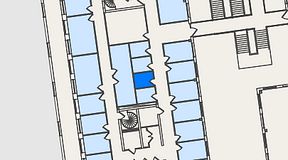 
							Planritning för Spaces Nordenskiöldsgatan, 1 privata rum, 5 m²