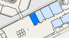 
							Planritning för Convendum Spårvagnshallarna, 1 privata rum, 15 m²