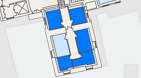 
							Planritning för The Works Ringvägen, 5 privata rum, 61 m²