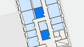 
							Planritning för THE WORKS Ringvägen, 2 privata rum, 20 m²