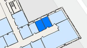 
							Planritning för United Spaces Waterfront Klarabergsviadukten, 2 privata rum, 20 m²