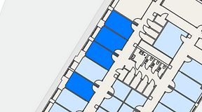 
							Planritning för Convendum Sundbyberg, 4 privata rum, 60 m²