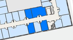 
							Planritning för Regus Gustav III:s Boulevard 34, 4 privata rum, 57 m²