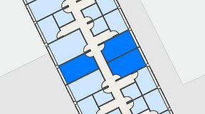 
							Planritning för Regus Rotsunda, 3 privata rum, 45 m²