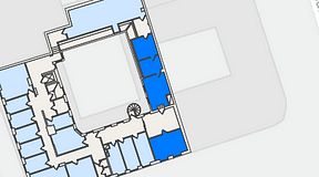 
							Planritning för Regus Adelgatan 21, 2 privata rum, 55 m²
