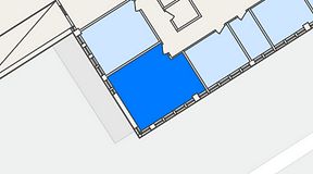 
							Planritning för FirstOffice Kista Time Building, 1 privata rum, 39 m²