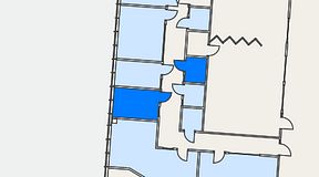 Planritning för Embassaden, 2 privata rum, 15 m²
