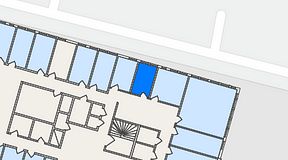 
							Planritning för FirstOffice Kungsängsvägen 27, 1 privata rum, 8 m²