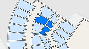 
							Planritning för Quick Office Bromma Blocks, 3 privata rum, 17 m²