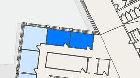 
							Planritning för United Spaces Elektrogatan 10, 2 privata rum, 38 m²