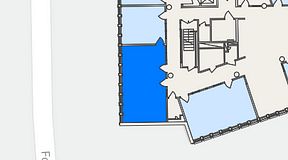 
							Planritning för Flexiwork Kollektivet, 1 privata rum, 35 m²