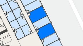 
							Planritning för Convendum Vasagatan 16, 2 privata rum, 46 m²