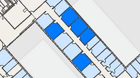 
							Planritning för Regus Svetsarvägen 15, 5 privata rum, 103 m²