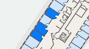 
							Planritning för Atmosfär Coworking, 3 privata rum, 35 m²