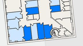 
							Planritning för Mindpark Carlsgatan 12A, 5 privata rum, 60 m²