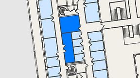 
							Planritning för Spaces Nordenskiöldsgatan, 2 privata rum, 41 m²