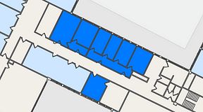 
							Planritning för Quick Office Älvsjö, 3 privata rum, 116 m²