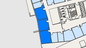 
							Planritning för Mindpark Mölndal, 3 privata rum, 81 m²