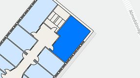 Planritning för Regus Almedal, 1 privata rum, 44 m²