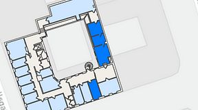 
							Planritning för Regus Adelgatan 21, 2 privata rum, 48 m²