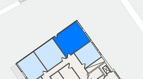 
							Planritning för FirstOffice Västra Hamnen, 1 privata rum, 34 m²