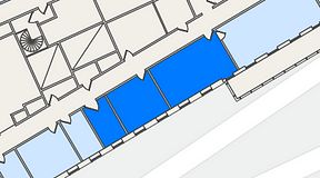 
							Planritning för iOffice Vasagatan 10, 3 privata rum, 62 m²