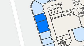 Planritning för Regus Odinsgatan 13, 2 privata rum, 28 m²