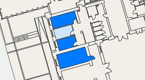 
							Planritning för High Court Börshuset, 3 privata rum, 53 m²