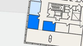 Planritning för United Spaces Elektrogatan 10, 2 privata rum, 38 m²