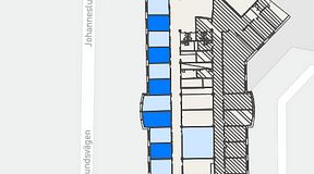 
							Planritning för FASTOFFICE Johanneslundsvägen 2, 5 privata rum, 71 m²