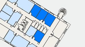 
							Planritning för Convendum Sundbyberg, 4 privata rum, 66 m²