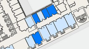 
							Planritning för 7A Posthuset, Vasagatan 28, 4 privata rum, 52 m²