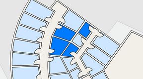 Planritning för Quick Office Bromma Blocks, 4 privata rum, 27 m²