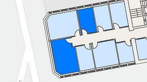 Planritning för Arkipelagen Järnvågen, 2 privata rum, 30 m²