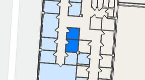
							Planritning för Kungsholmens Kontorshotell Warfvinges väg, 2 privata rum, 14 m²
