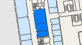 
							Planritning för Spaces Nordenskiöldsgatan, 3 privata rum, 60 m²