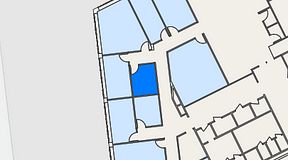 
							Planritning för Regus Rotsunda, 1 privata rum, 8 m²