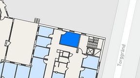 
							Planritning för Regus Jönköping, 1 privata rum, 12 m²