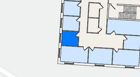 Planritning för FirstOffice Åby Arena, 1 privata rum, 10 m²