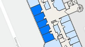 
							Planritning för Regus Helsingborg Södergatan, 5 privata rum, 62 m²