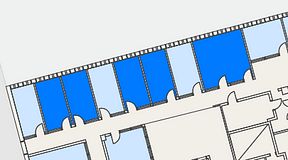 
							Planritning för Regus Lidingö, 5 privata rum, 60 m²