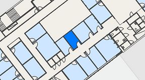
							Planritning för Convendum Avenyn, 1 privata rum, 8 m²