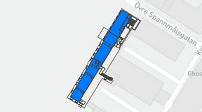 
							Planritning för iOffice Sjöbefälsskolan, 1 privata rum, 372 m²