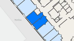 Planritning för Regus Hagsätra, 2 privata rum, 26 m²