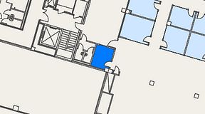 
							Planritning för Spaces Umami Park Sundbyberg, 1 privata rum, 10 m²
